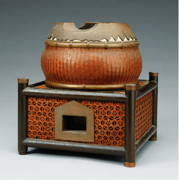 茶炉的变迁丨慢煮千年时光_竹炉_唐代_局部