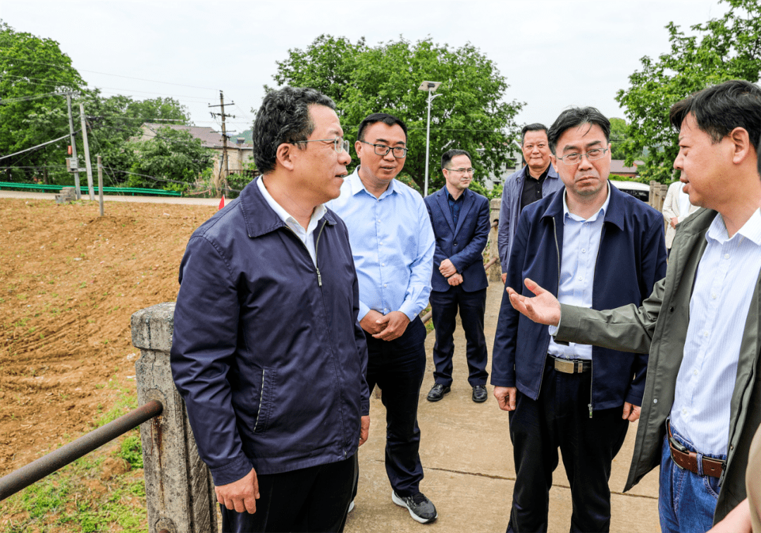 丁纯在检查防汛工作时强调压实责任筑牢防线