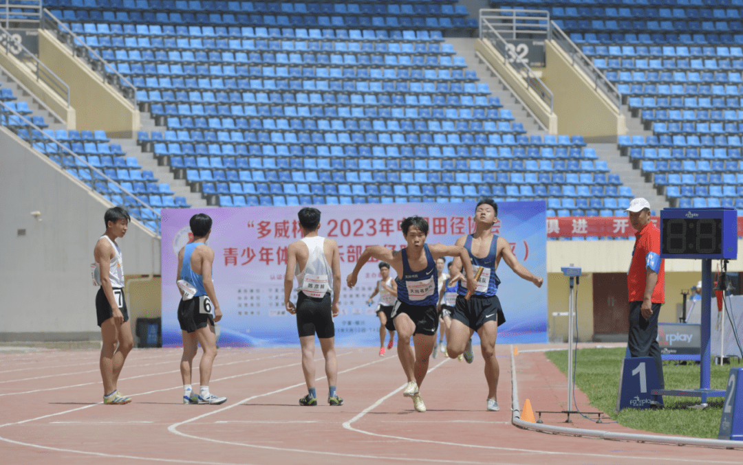 2023年中国田协青少年体校俱乐部田径联赛(中西部区)在银川贺兰山体育