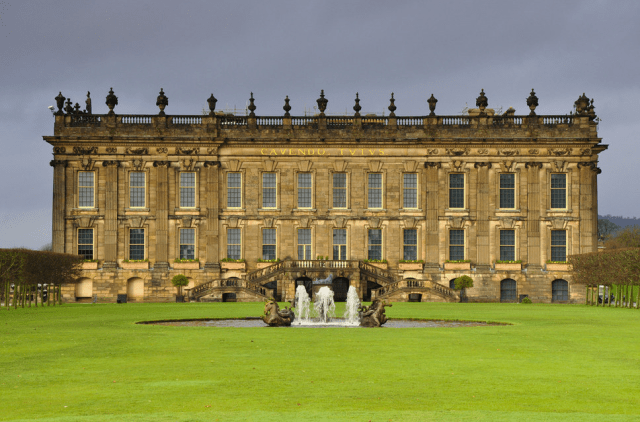 德比郡 chatsworth house, derbyshire茨沃斯庄园而简奥斯汀最著名的