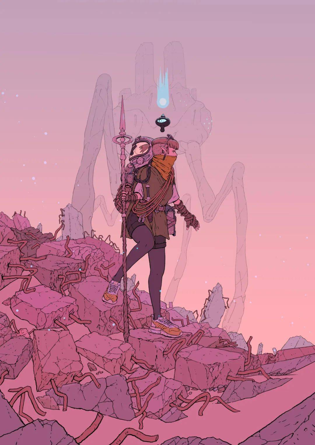 插画| 赛博朋克画风演绎_侵权_来自_系列