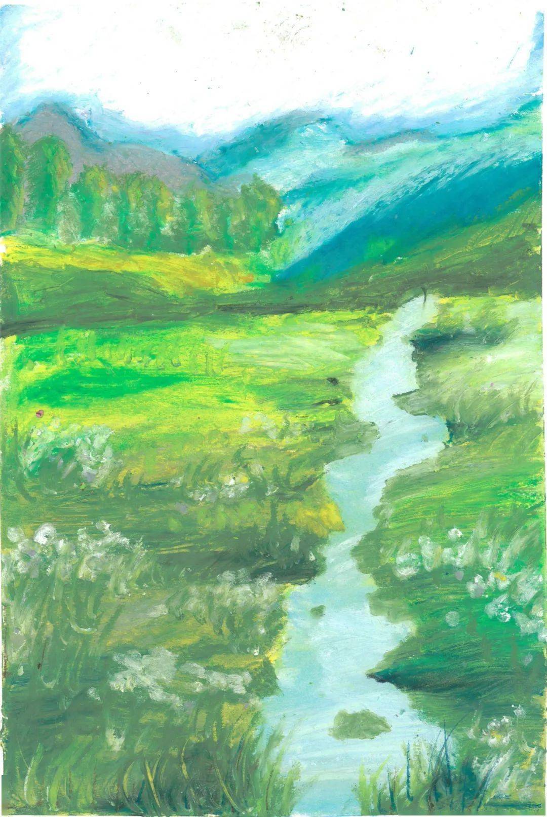 《生命之歌》翟昕 中职组《泉》 陈雨沫 小学组