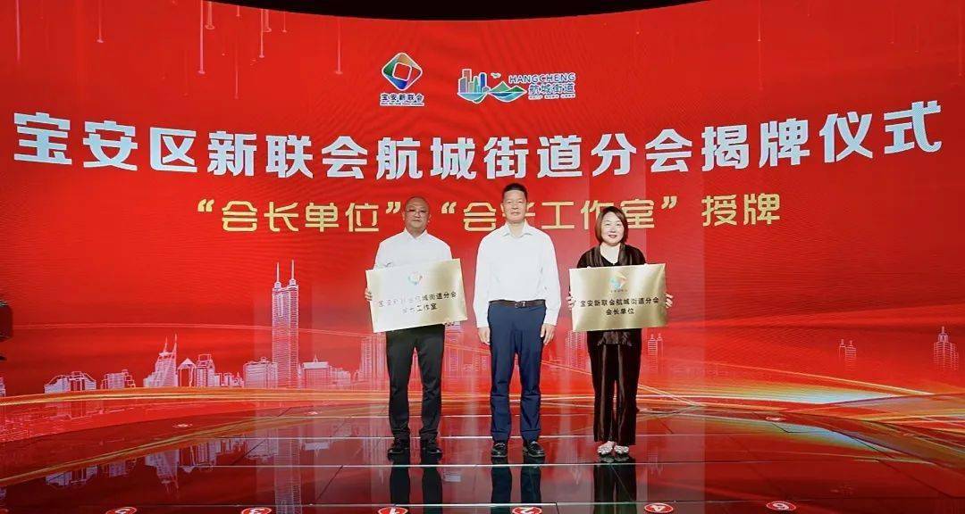 航城街道党工委书记罗维为副会长王国涛,黄冰心,徐丽