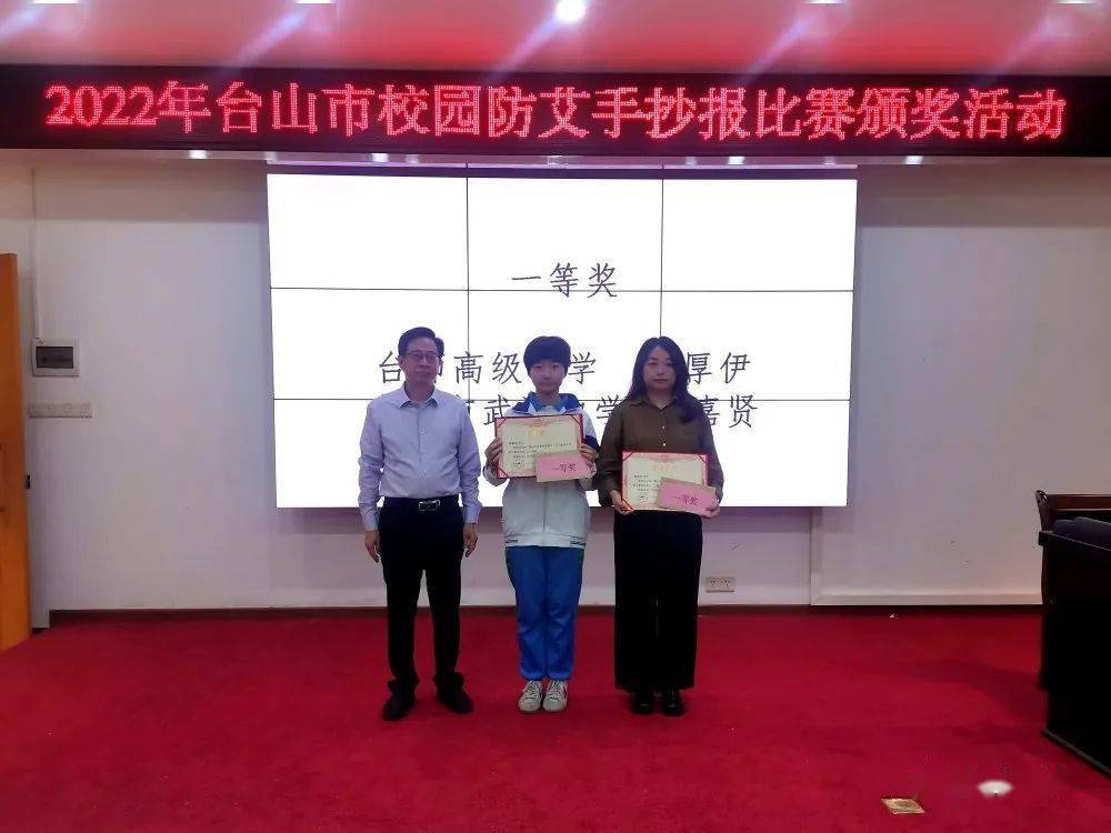 【文明创建】台山举行手抄报比赛颁奖,获奖学生是→_作品_活动_校园