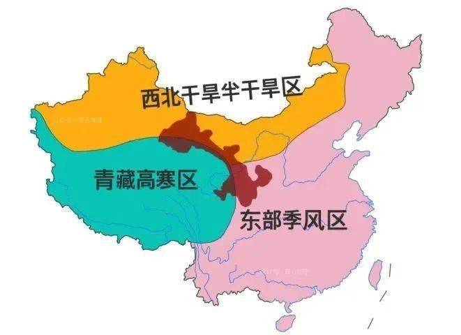 中国地图温度带图片