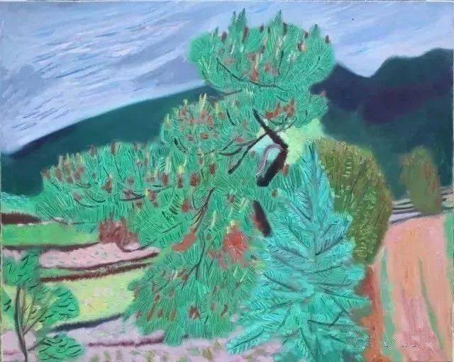 【写生啦】远方|当代画家油画风景作品_cmx_布面_丁一