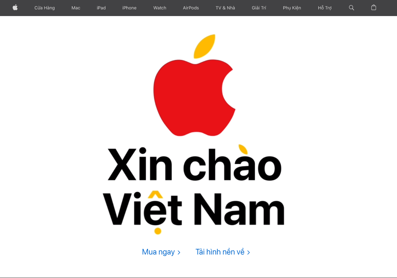苹果越南Apple Store在线商店正式上线 增加越南语作为受支持语言