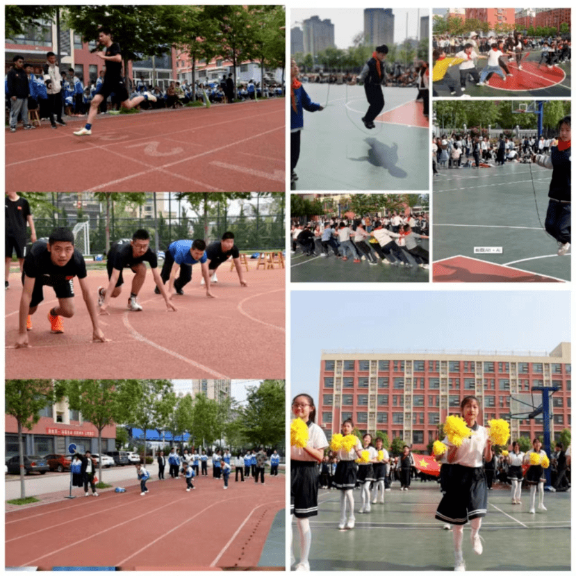 热血不息 为梦上场——莘县甘泉学校举办第二届体育节_运动_青春_师生