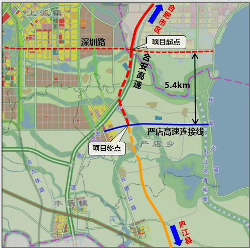 宿松路南延!将建合肥庐江新通道!_建设_深圳路_项目