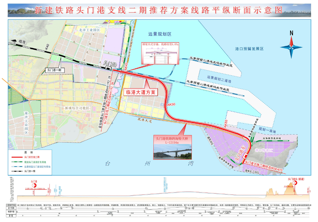65亿 金台铁路头门港支线二期初步设计获批_项目_港口_集疏运