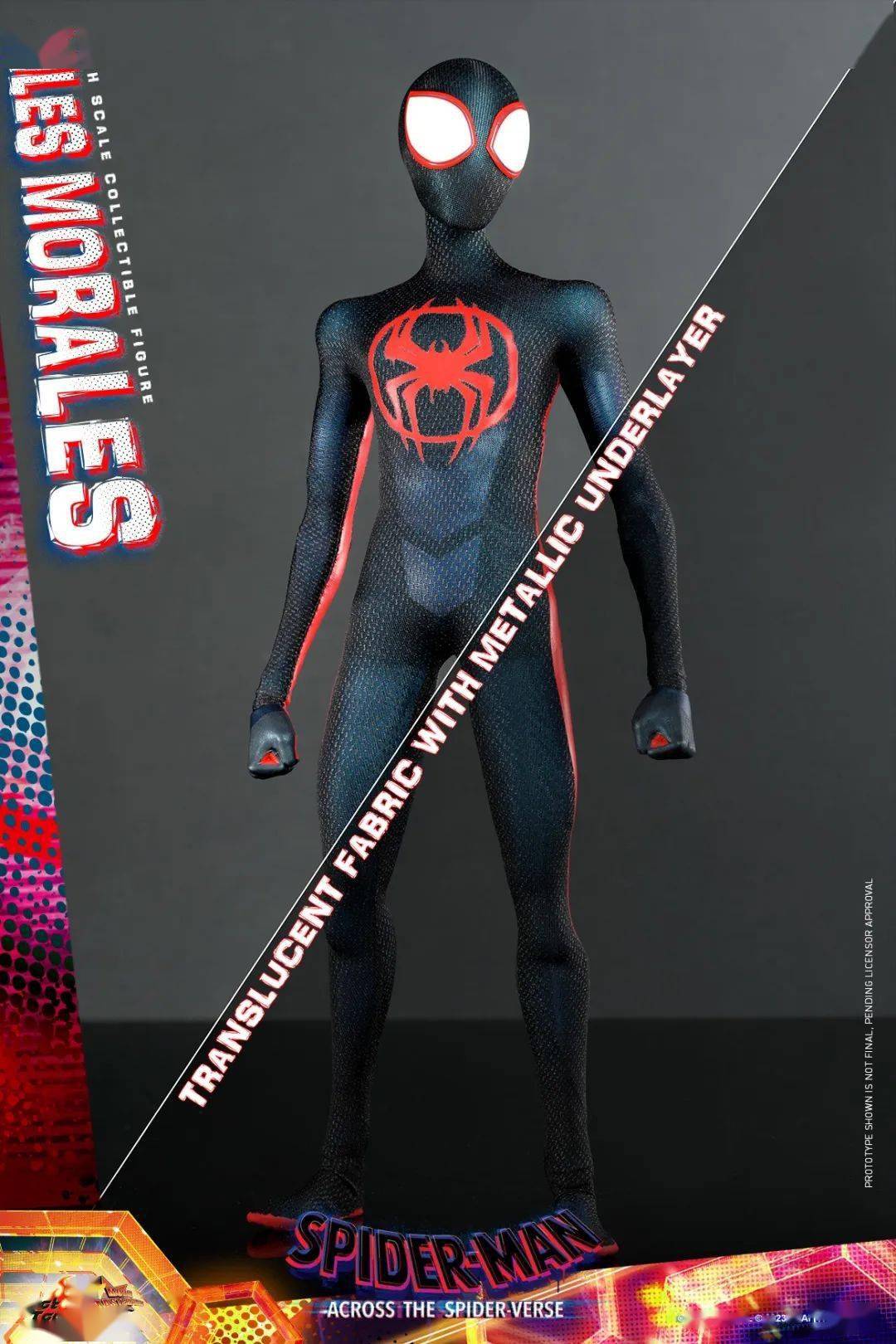 hottoys ht 1/6 mms710蜘蛛侠纵横宇宙系列 迈尔斯 莫拉莱斯
