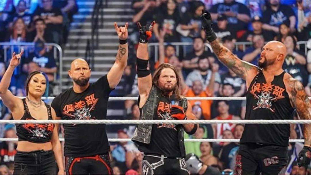 aj斯泰尔斯(aj styles)在世界重量级冠军赛上与赛斯罗林斯(seth "