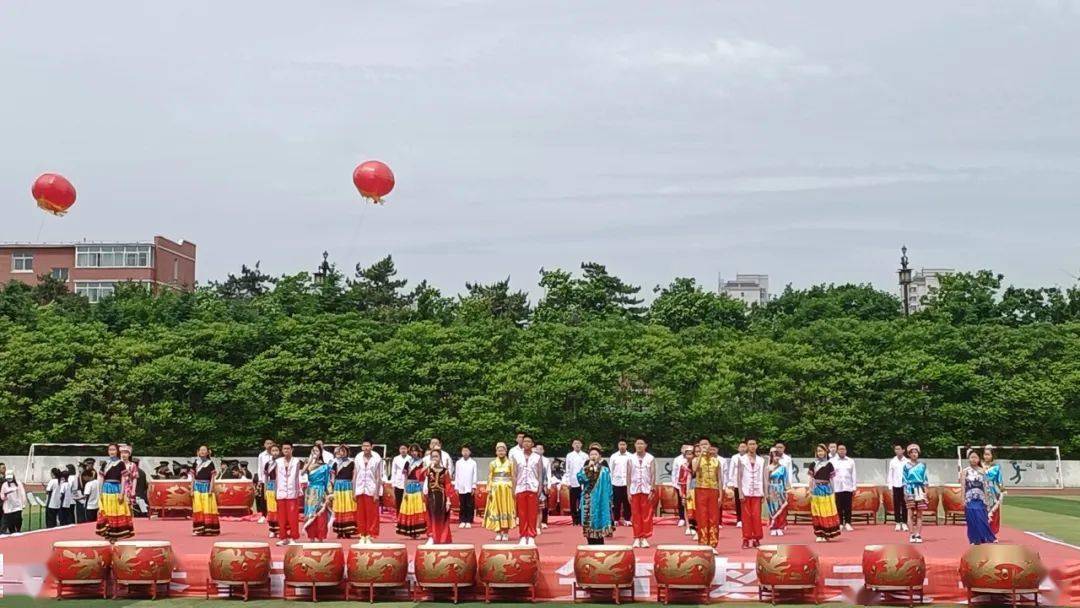 青春向党 筑梦未来——灯塔市实验中学第五届校园体育艺术节_开幕式