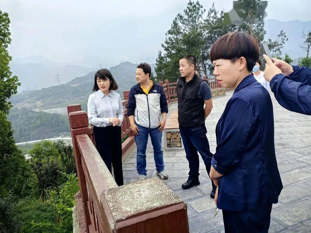 石门二路街道党工委书记,人大工委主任王颉鸣一行7人赴湖北省夷陵区三