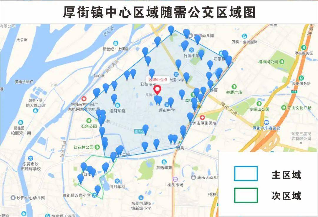 厚街镇各村地图图片