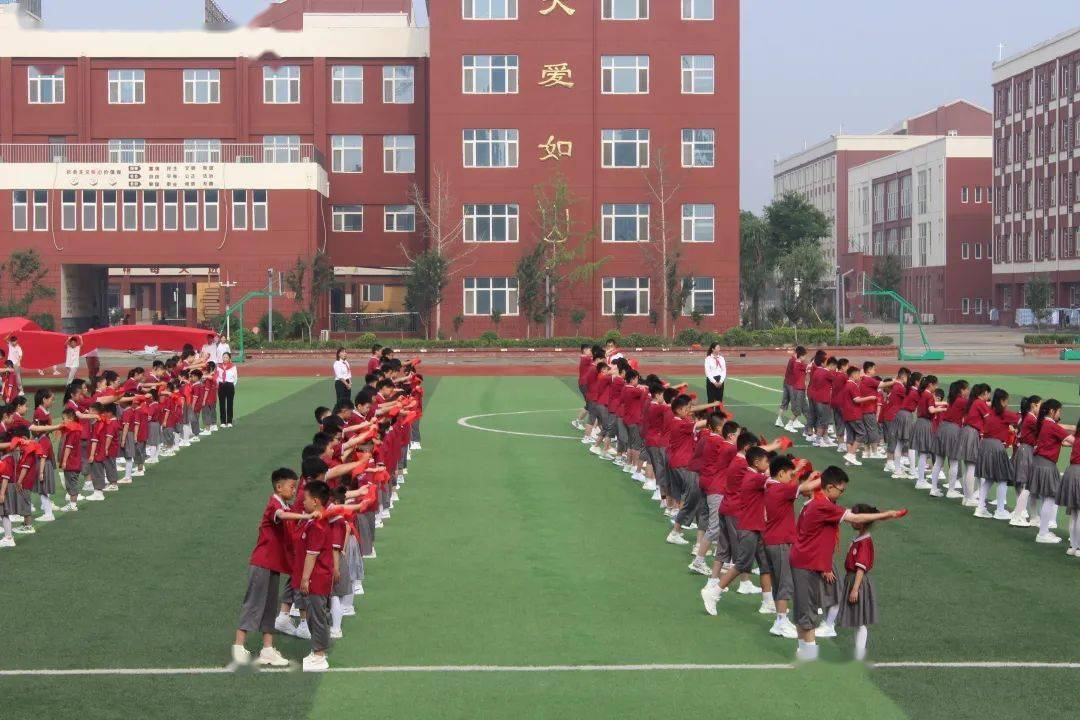 【六一特辑】金乡县新队员入队仪式示范活动在金山实验学校举行_少先