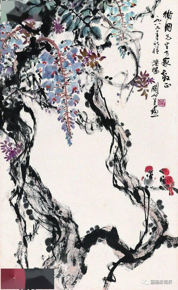 岭南八大画家精品,大饱眼福!_画派_赵少昂_关山月