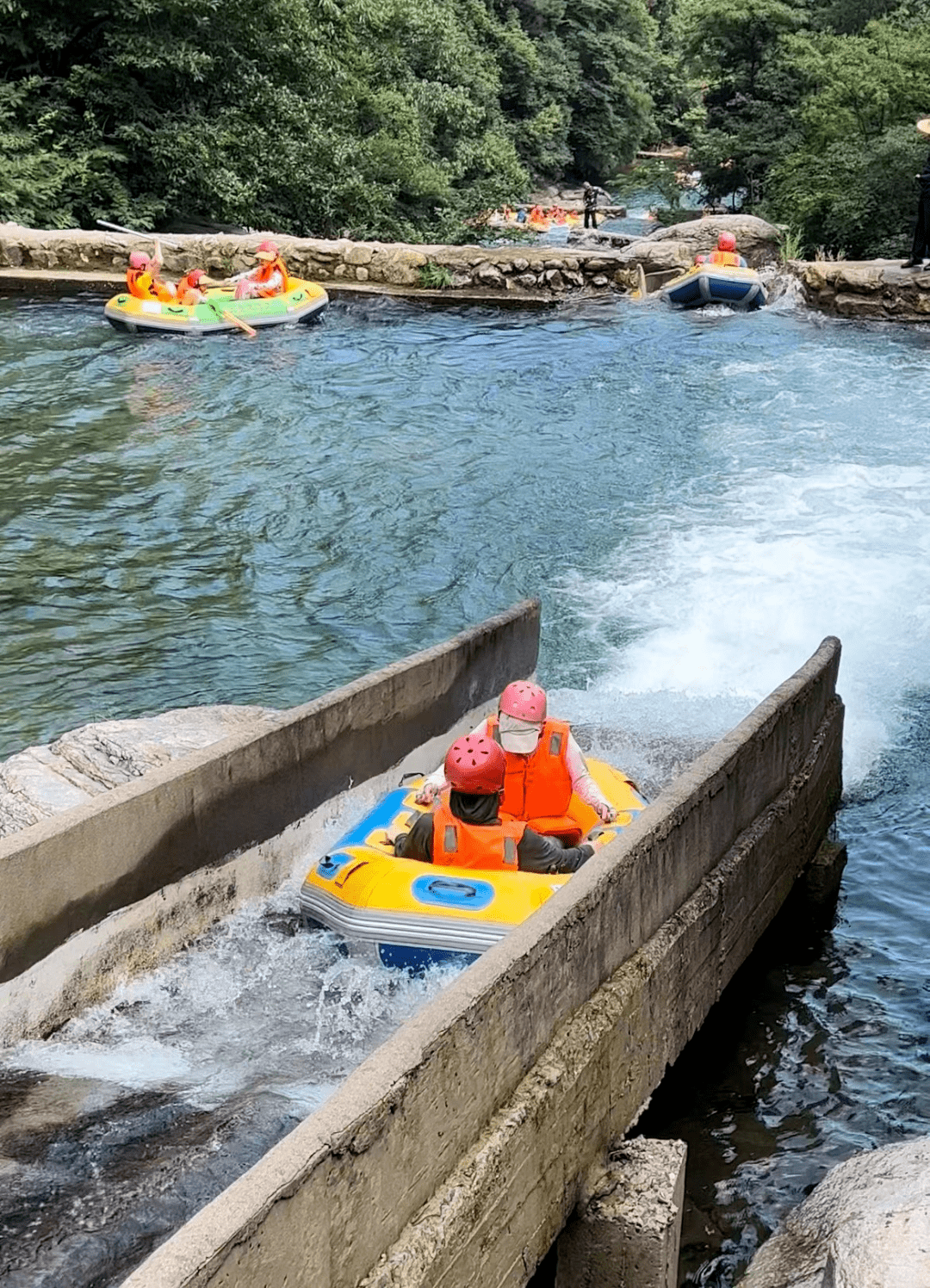 三叠泉漂流已经开漂!_九江_旅游_售票厅