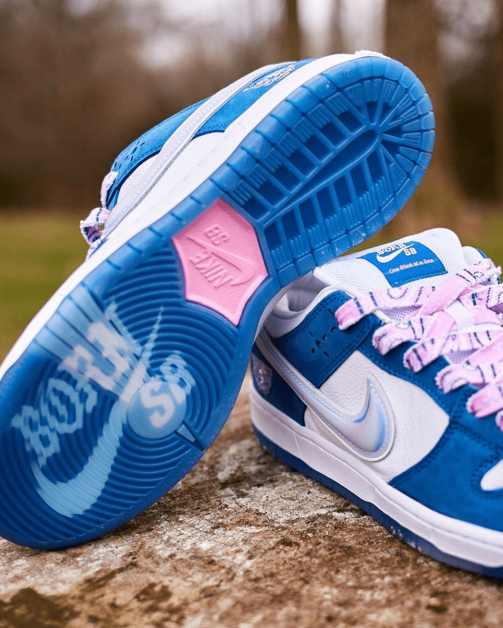 born x raised x nike sb dunk low 发售定档!_鞋子_整体_白色