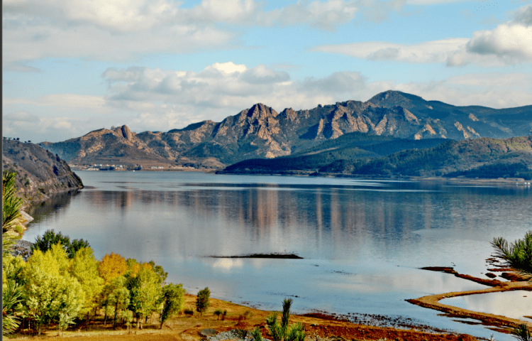 紫蒙湖风景区图片图片