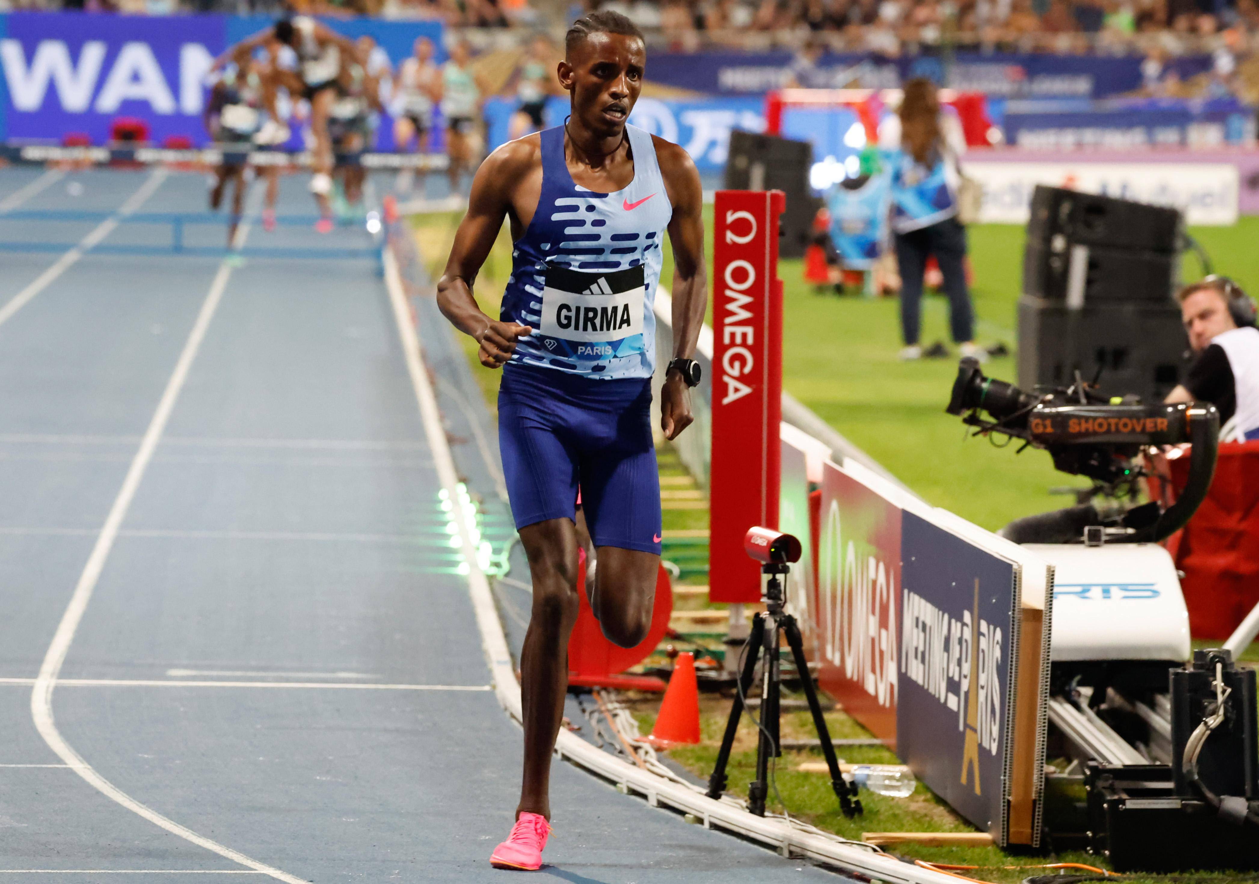 (体育)田径——巴黎钻石联赛:吉尔马3000米障碍赛夺冠并打破世界纪录