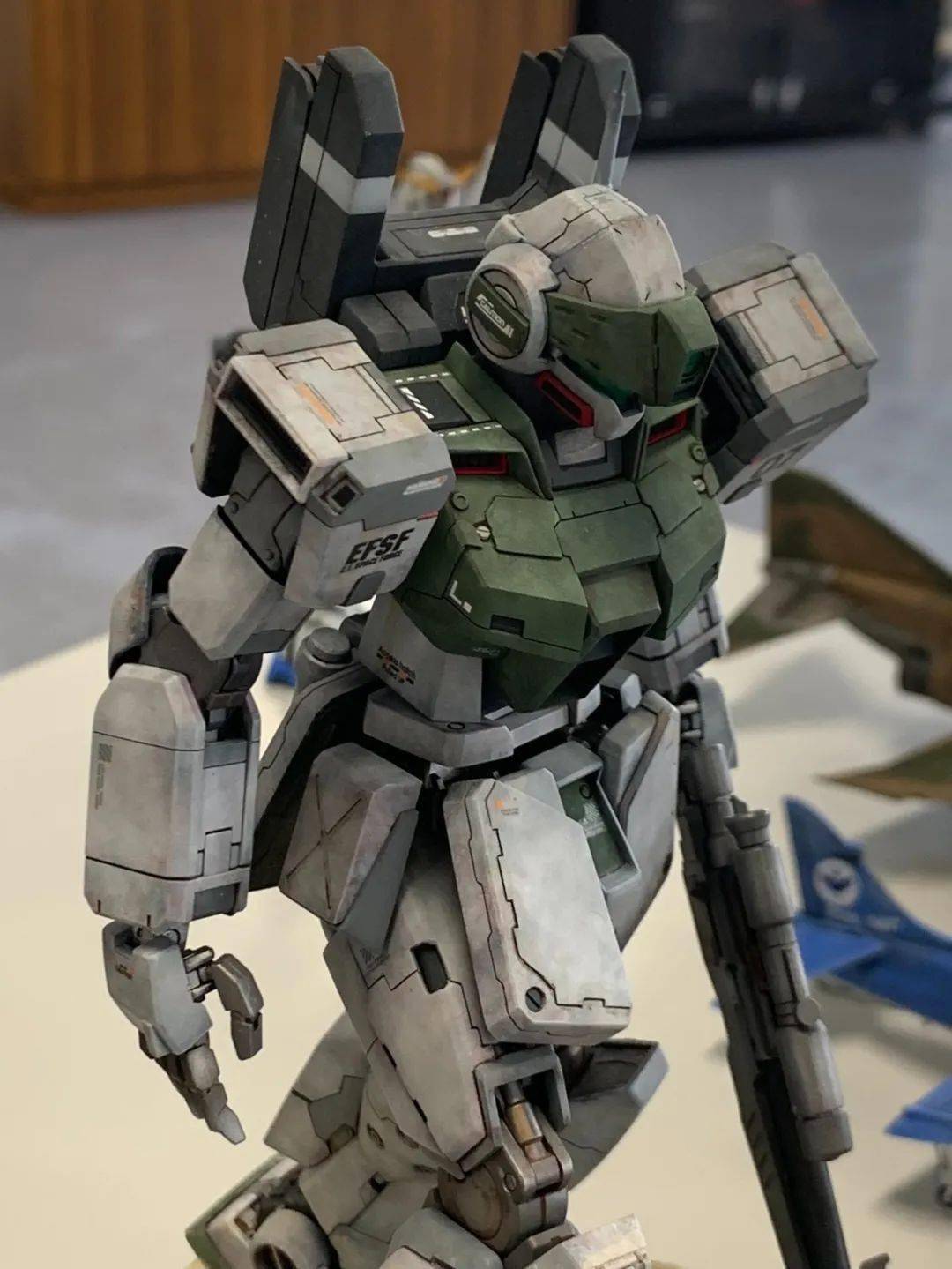 陆战型吉姆&狙击型吉姆2,真实质感滤镜,场景作品_公众_机体_来稿