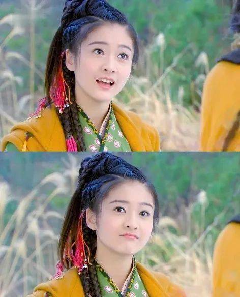 14年《神雕侠侣》里,她饰演郭襄,已经是少女人设了;但是哈,后面出现了
