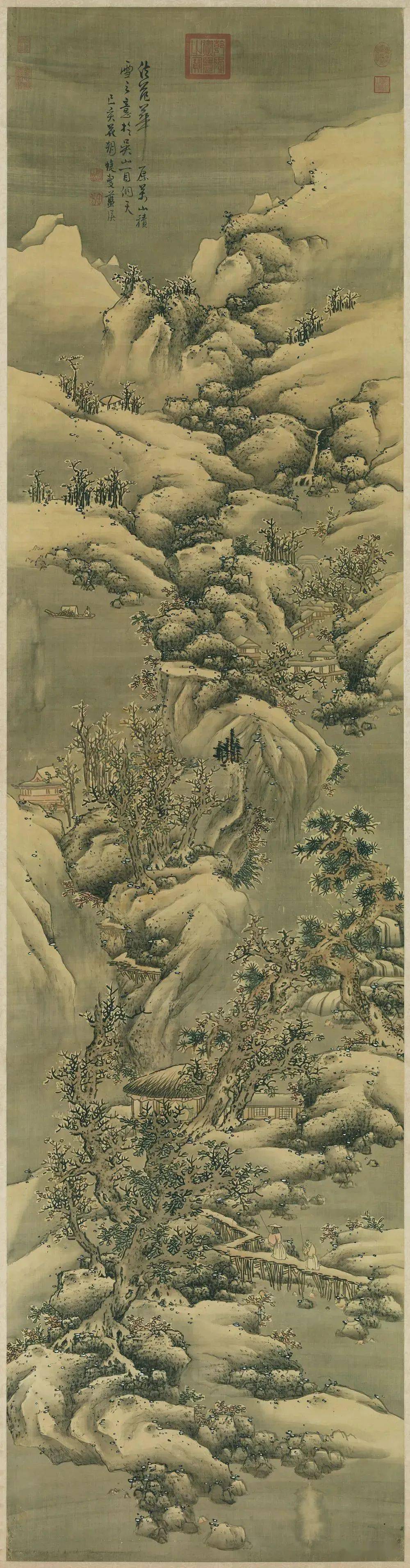 蓝瑛：仿古山水写生册_影响_沙弥_公元