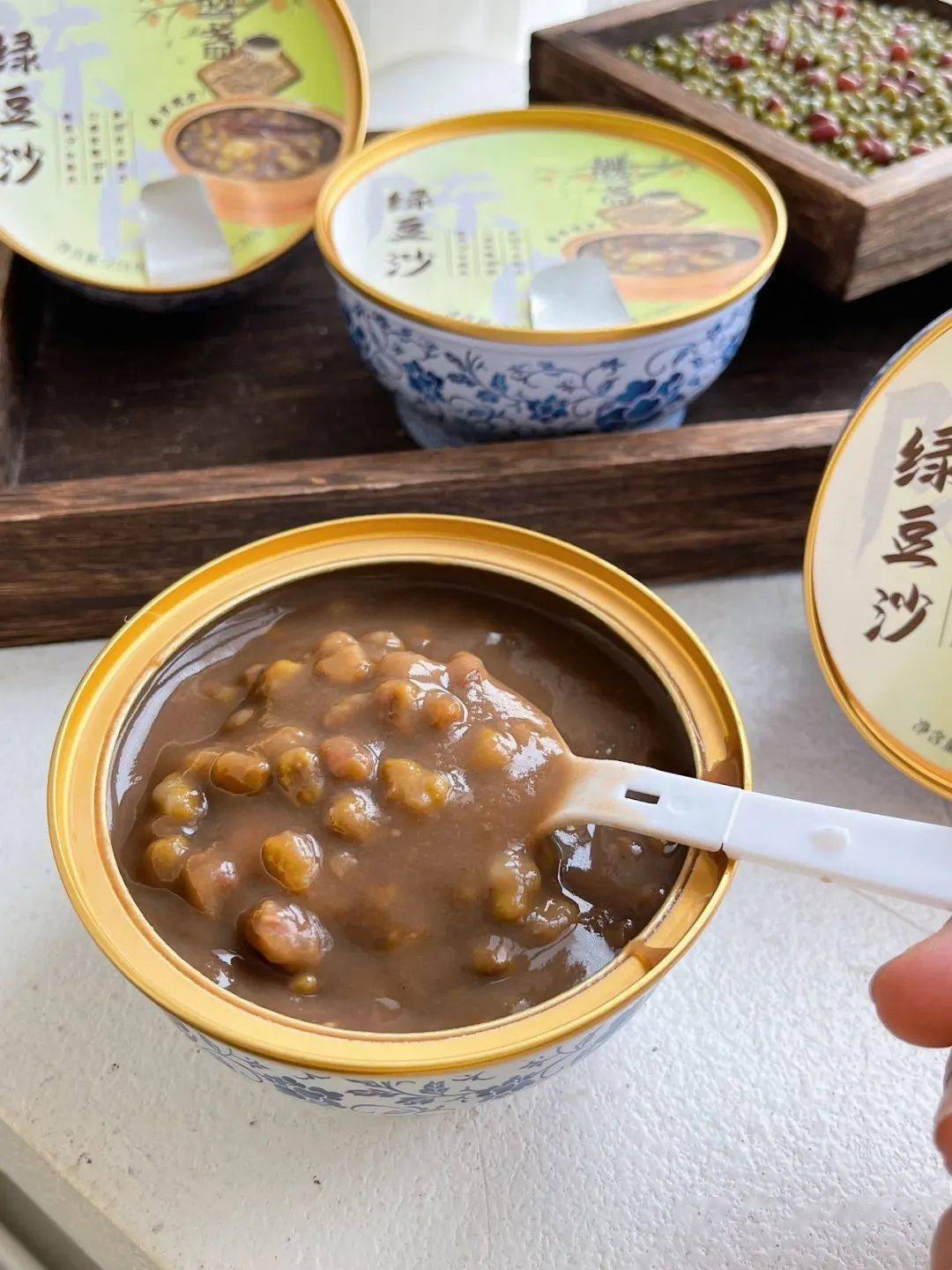 【靓盏陈皮绿豆沙】69元6碗!绵密香甜,三伏天消暑解渴必备,开盖即食!