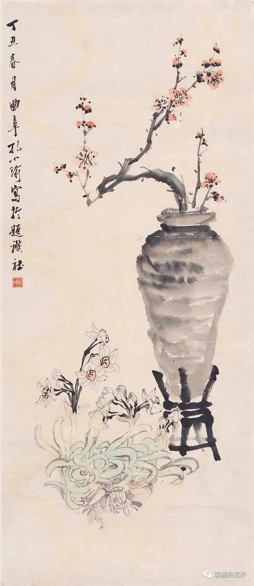 这些画,有点品味儿~_生活_陈师曾_插花
