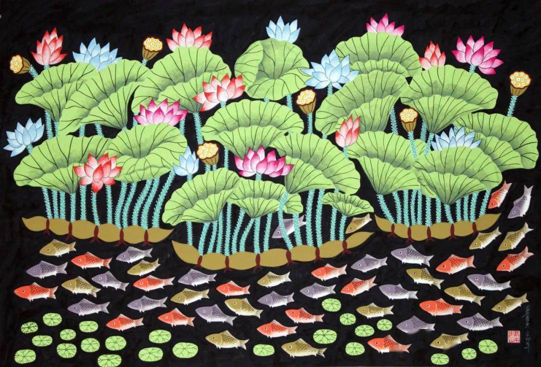 【农民画韵】"画里有情 强国有我"——金山农民画作品系列展(十七)