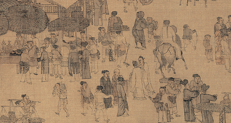 对谈|如何走进北宋《清明上河图》中的世界_张择端_余辉_城门