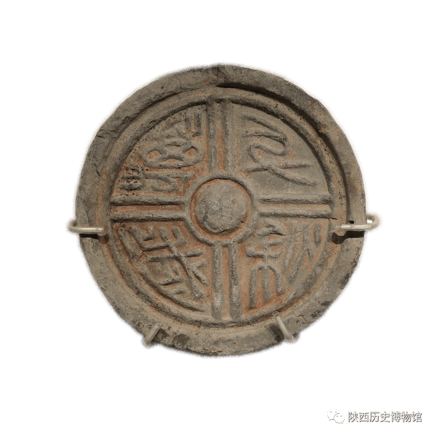 "大宜子孙"瓦当·汉代"长宜子孙"瓦当·汉代"万岁"瓦当直径17厘米,当