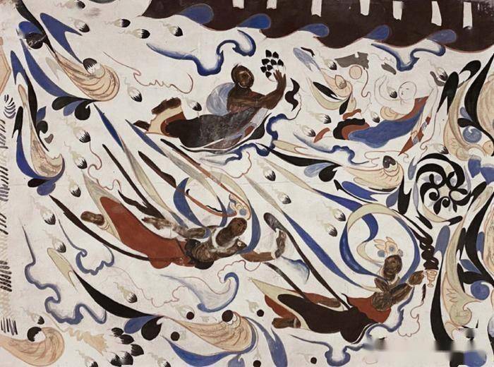 飞天图案作为敦煌壁画的经典 中国传统之美值得弘扬