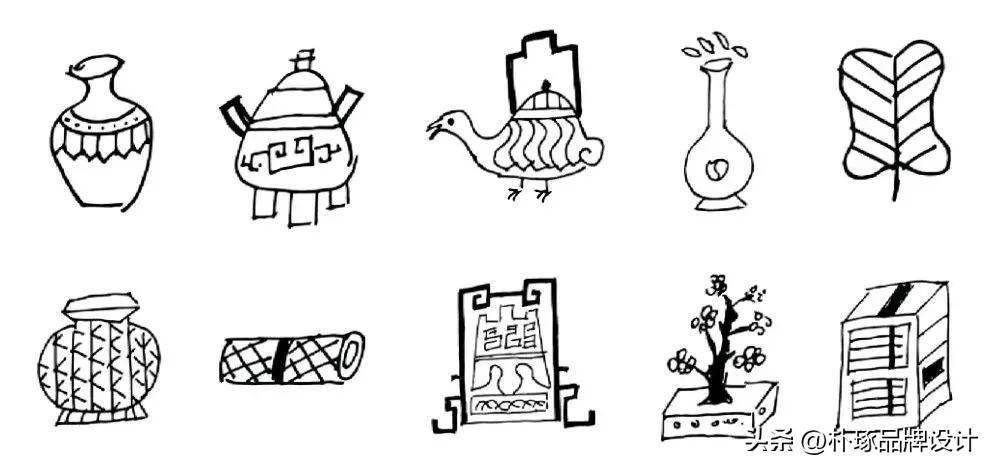 缠枝纹灯笼纹文鸟纹福字纹龟背纹水纹和合二仙纹鹤纹葫芦纹蝴蝶纹虎纹