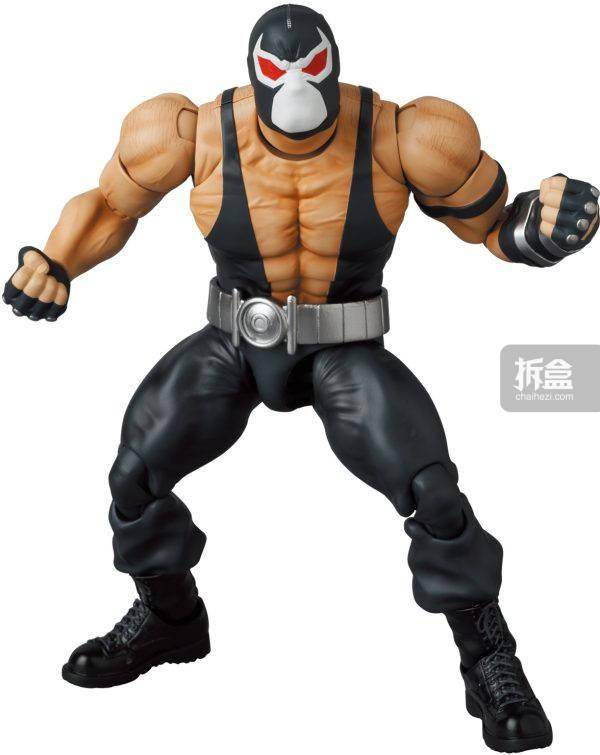 mafex 蝙蝠侠 骑士陨落 十字军骑士蝙蝠侠 贝恩 可动人偶_cm_产品