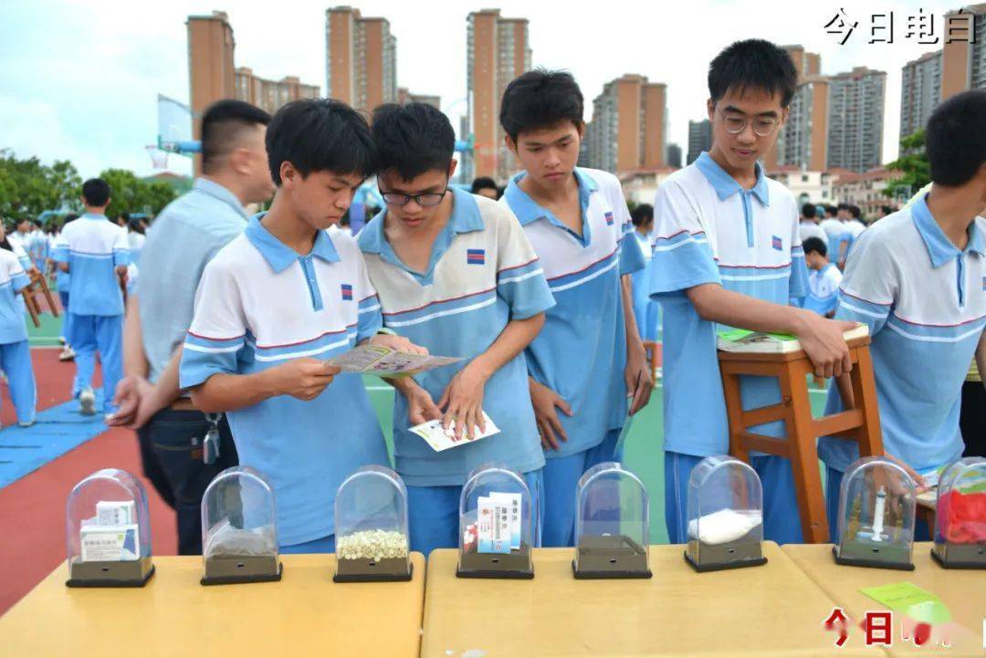 健康无毒·绿美电白丨2023国际禁毒日禁毒文化宣传活动走进电白一中