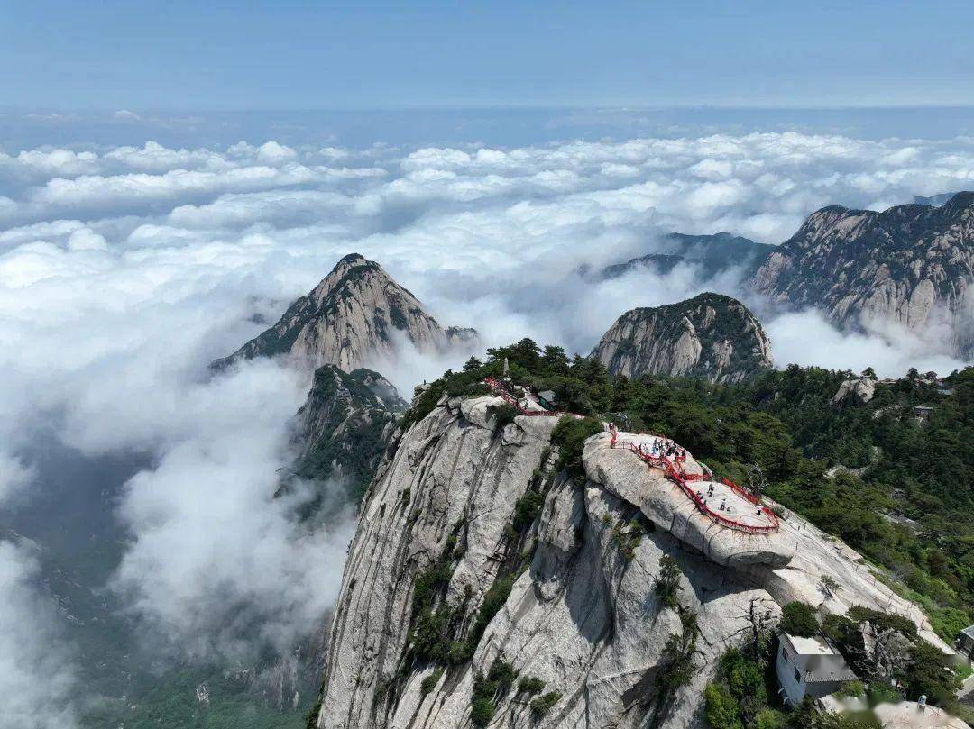 华山_索道_游客