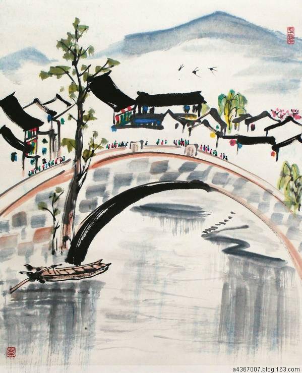 吴冠中散文:桥之美_直线_形式美_石桥