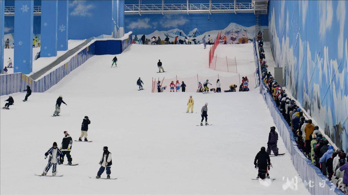 武汉室内滑雪场图片