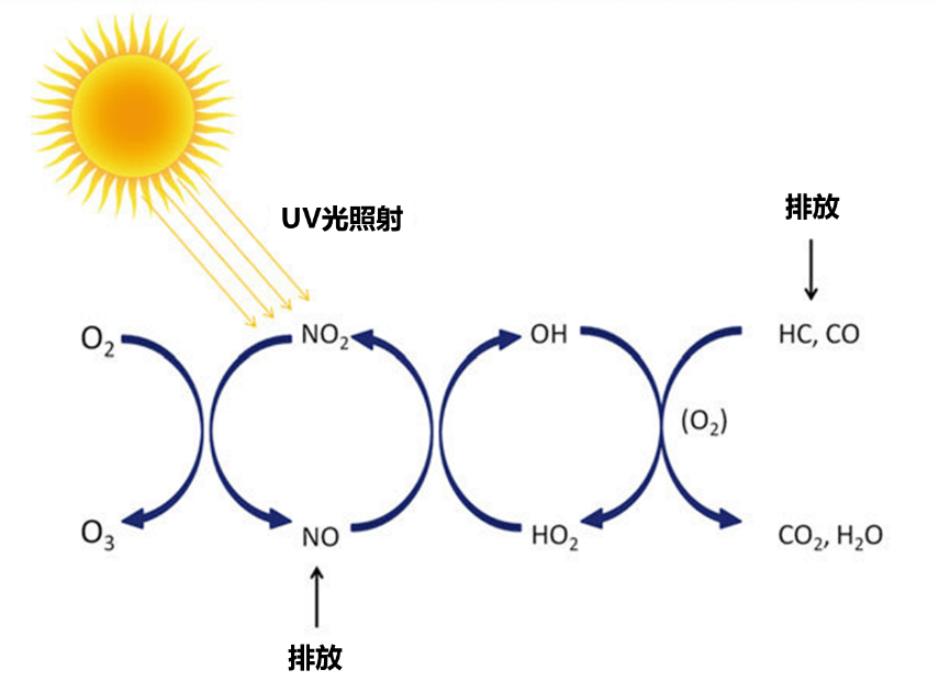 图1 臭氧的分子结构示意图在1785年,荷兰化学家马鲁姆(martinus van