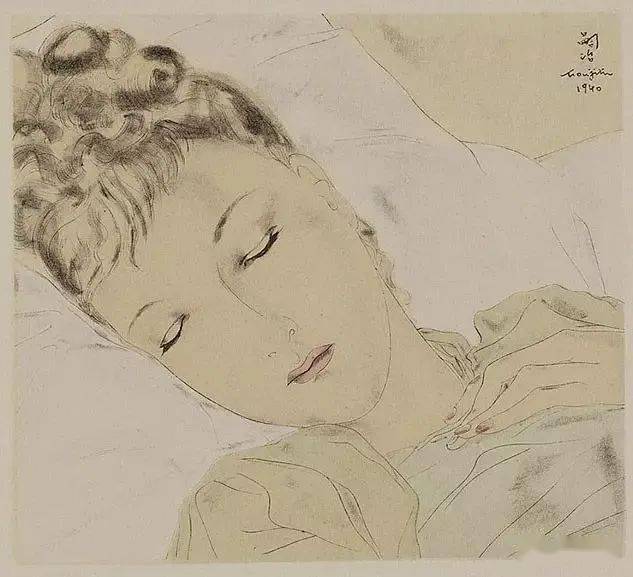 藤田嗣治的的绘画_欧洲_世界_东方