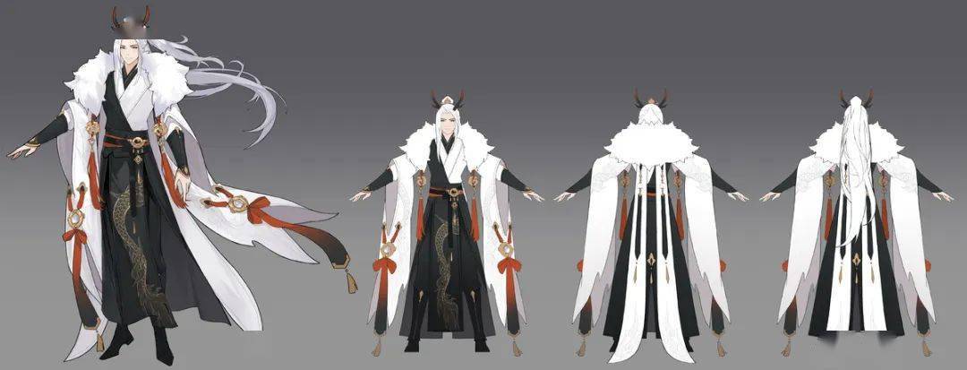 清风卷起衣袂长发,飒爽干练尽数展现,墨黑的长袍盘着意欲腾飞的金龙