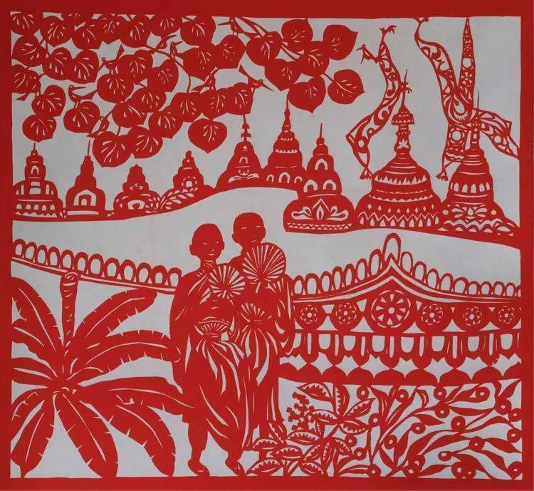 "傣族剪纸"是云南德宏首批国家级非物质文化遗产名录_技艺_社会生活