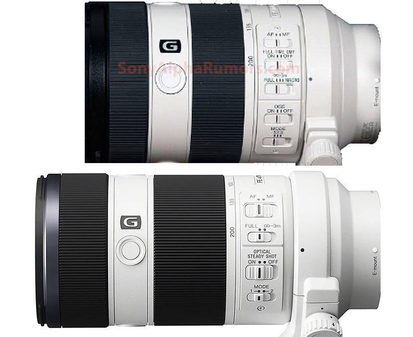 曝索尼新款70-200mm F4 G II镜头规格0.5x 放大倍率 