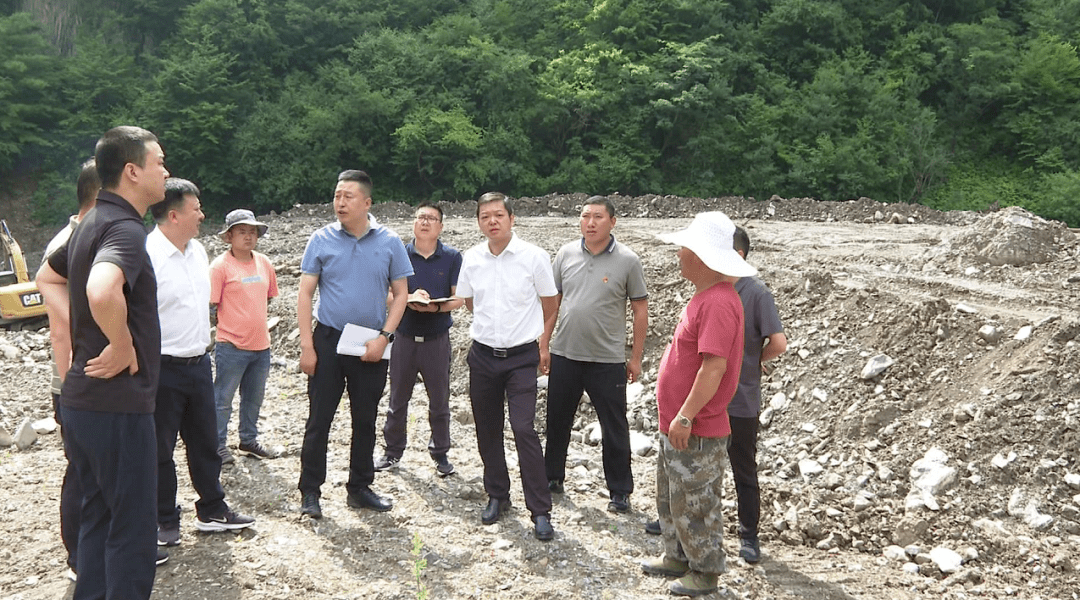 調研督導丨許建國赴漳扎鎮,白河鄉調研督導防汛減災,產業發展,項目