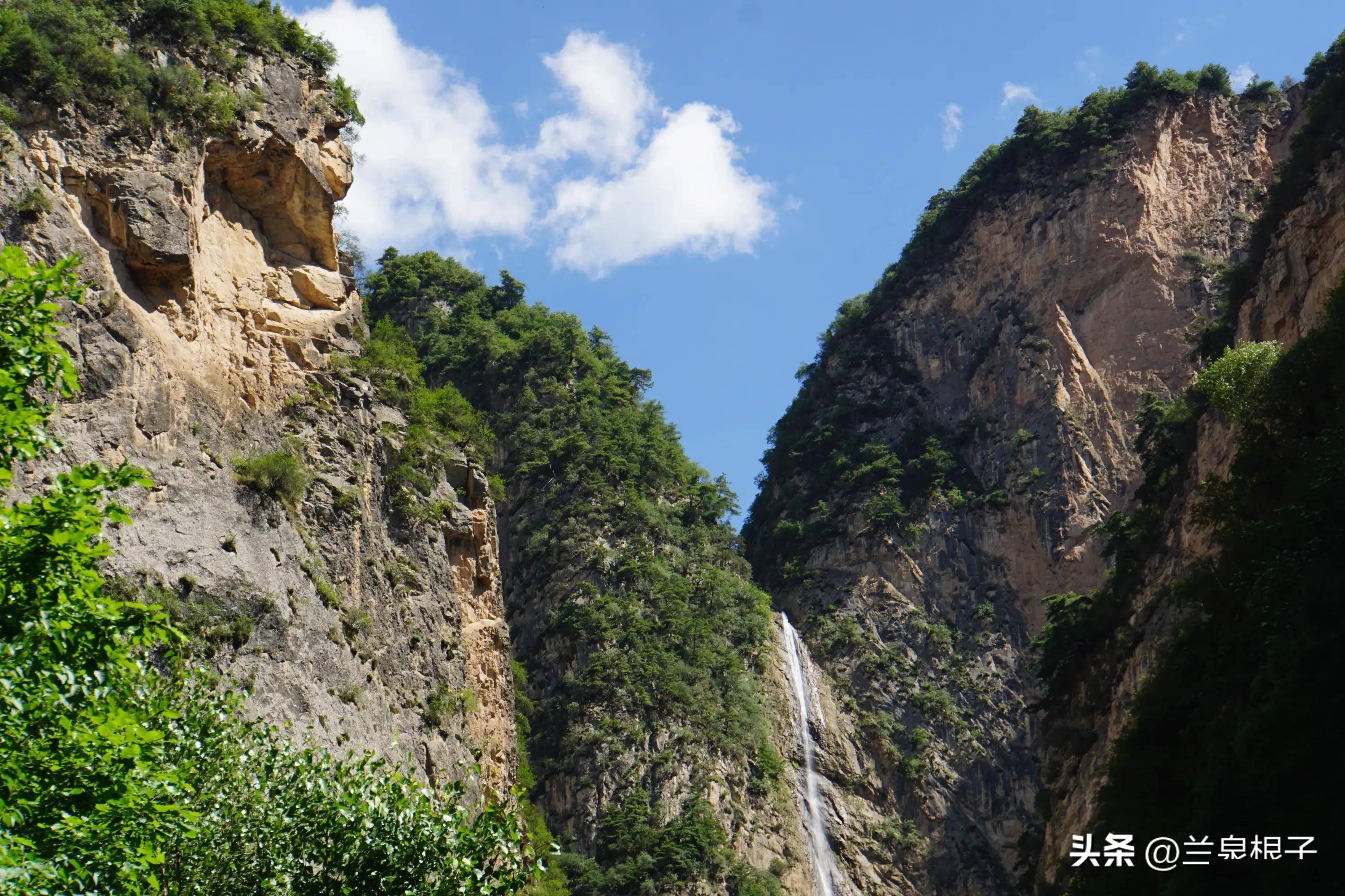 美丽的漳县贵清山风景区——贵清峡_贵清谷_峡谷_同行