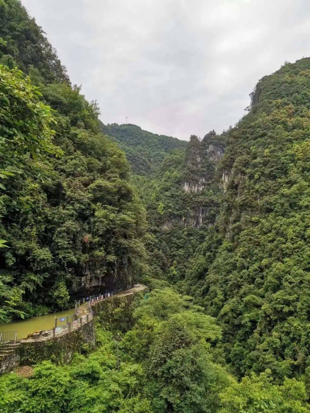 觅趣三龙潭_磨坪_绝壁_夏日