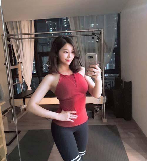 韩国健身美女微胖图片