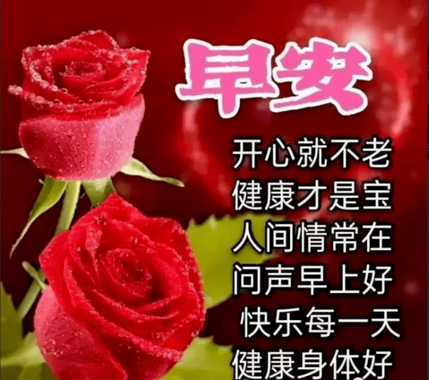 今日最新早上好表情图片，祝福问候，健康身体好！_都有_永留_开心